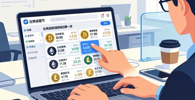 比特派钱包跨链转账三步走