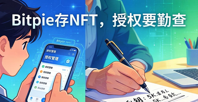 Bitpie存NFT，手写抄私钥，授权要勤查