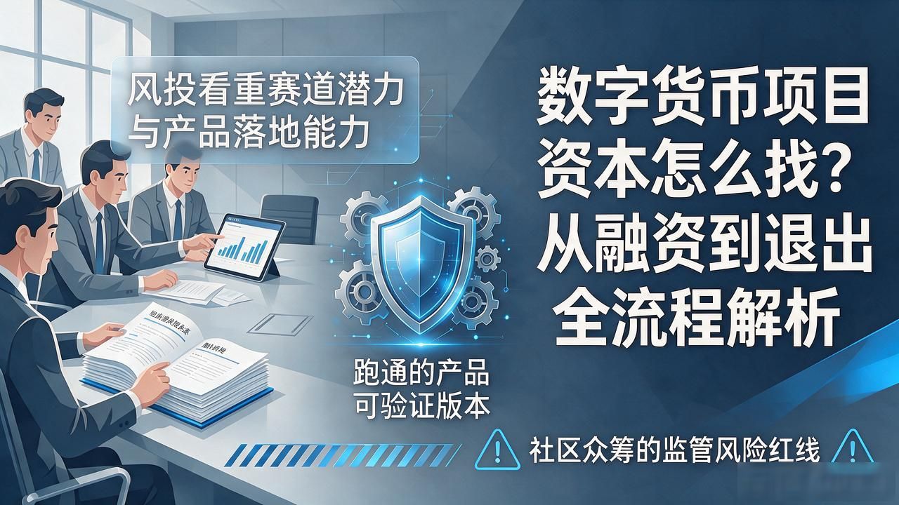 数字货币项目资本怎么找?从融资到退出全流程解析