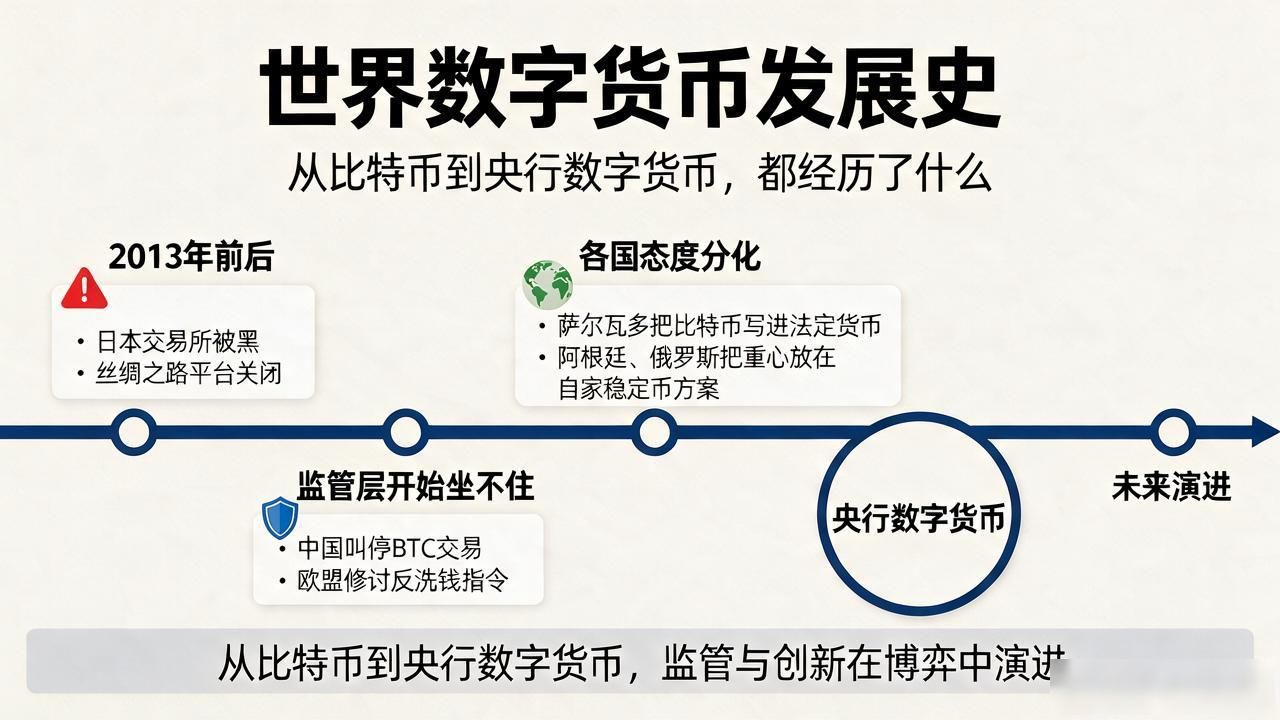 世界数字货币发展史：从比特币到央行数字货币，都经历了什么