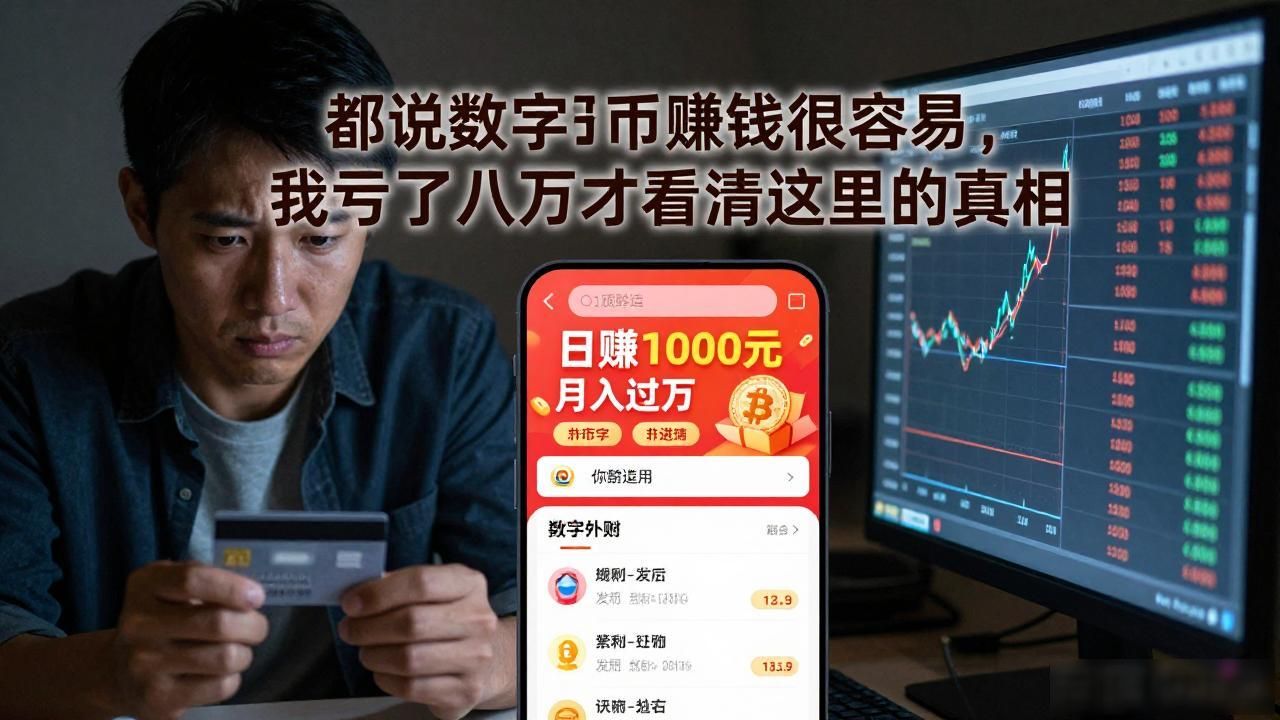 都说数字货币赚钱很容易，我亏了八万才看清这里的真相