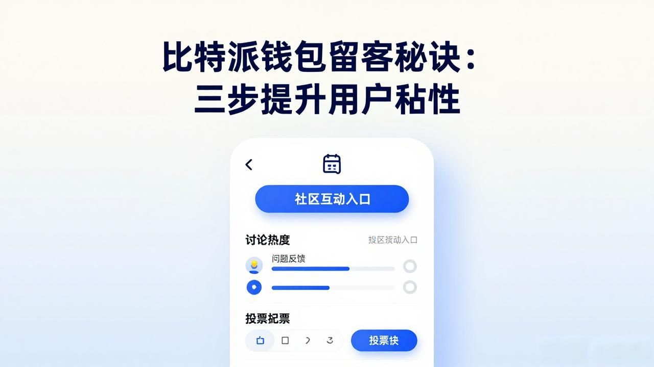 比特派钱包留客秘诀:三步提升用户黏性