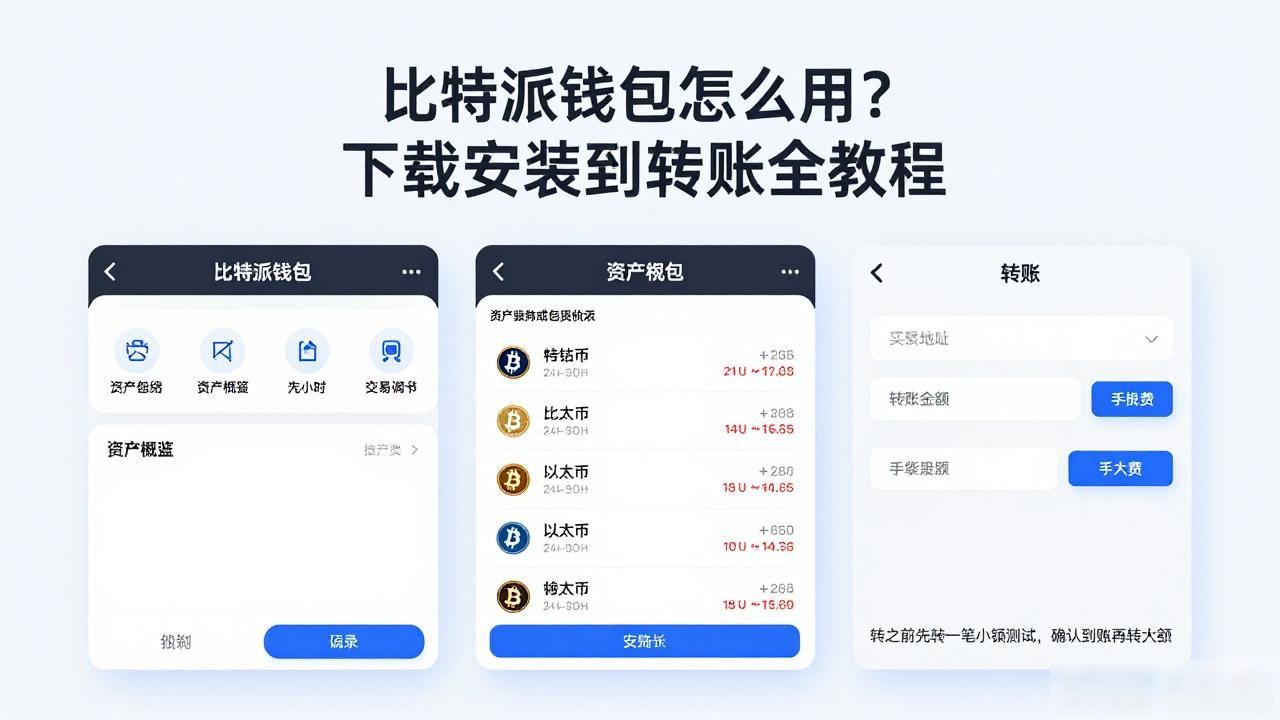 比特派钱包怎么用?下载安装到转账全教程