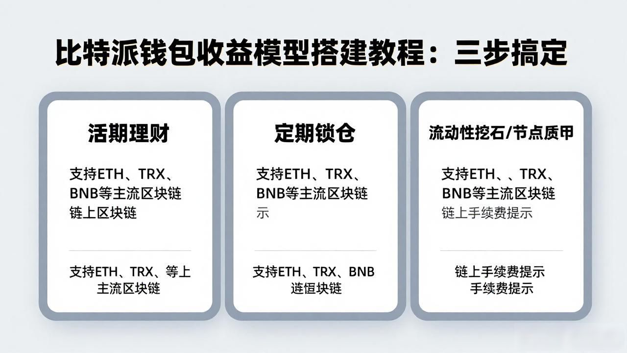 比特派钱包收益模型搭建教程:三步搞定