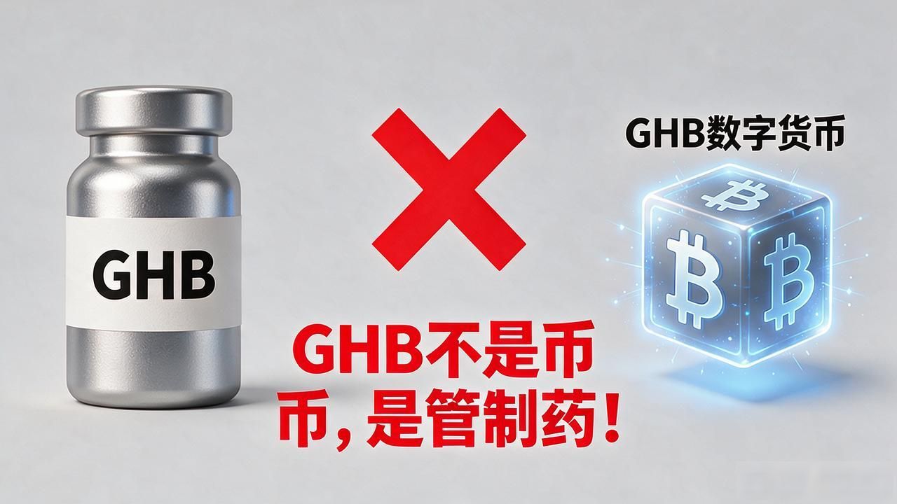 GHB不是币,是管制药!搜"GHB数字货币"的人先搞清