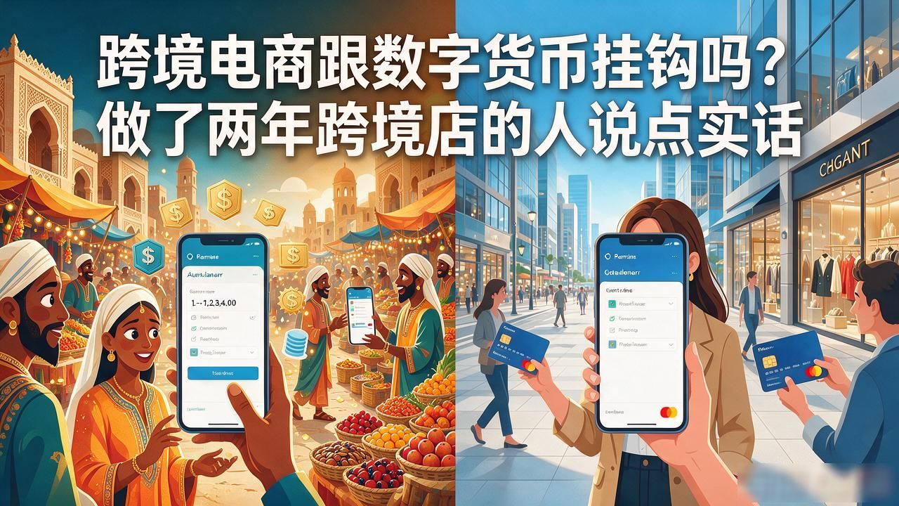 跨境电商跟数字货币挂钩吗?做了两年跨境店的人说点实话