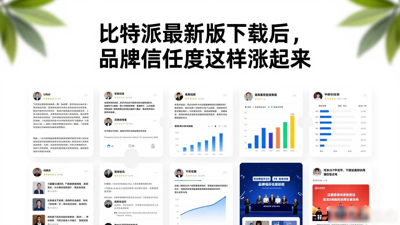 比特派最新版下载后,品牌信任度这样涨起来