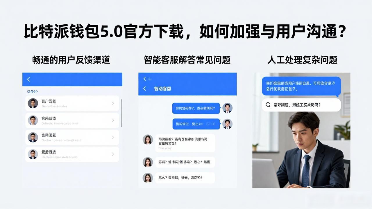 比特派钱包5.0官方下载,如何加强与用户沟通?