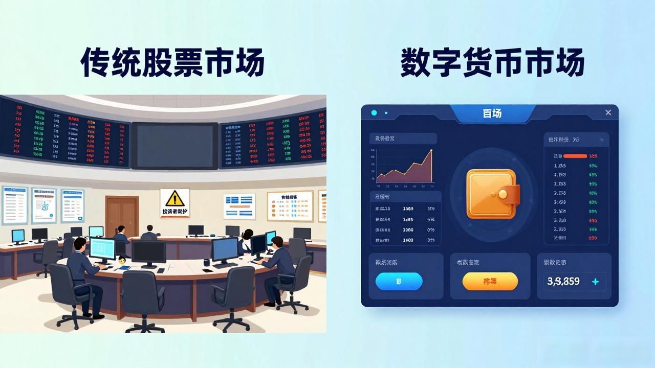 炒股和数字货币是一回事吗?一文说清楚区别