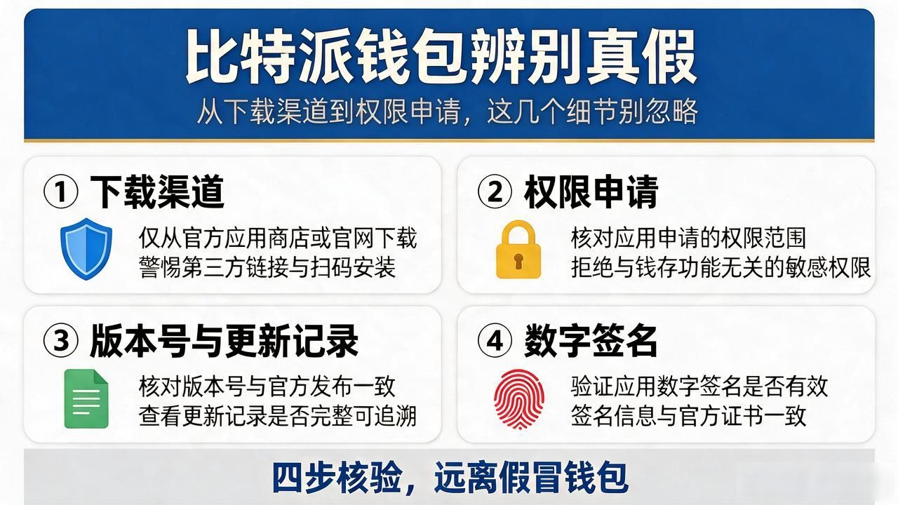 比特派钱包辨别真假：从下载渠道到权限申请，这几个细节别忽略