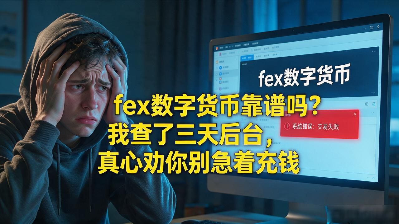 fex数字货币靠谱吗?我查了三天后台,真心劝你别急着充钱