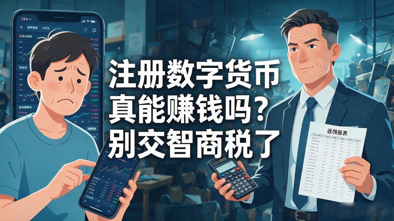 注册数字货币真能赚钱吗?别交智商税了