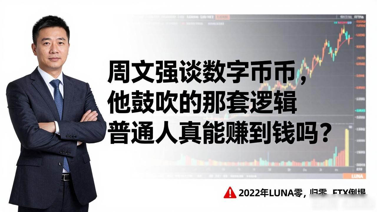 周文强谈数字货币,他鼓吹的那套逻辑普通人真能赚到钱吗?