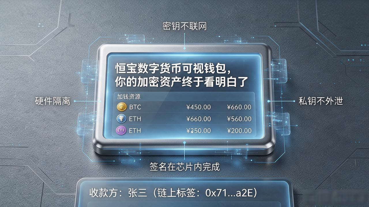 恒宝数字货币可视钱包,你的加密资产终于看明白了