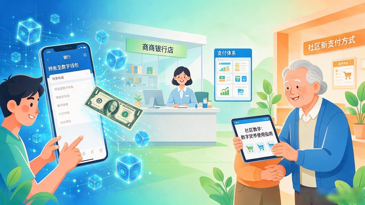 纸币向数字货币转图:普通人怎么跟上这趟车?