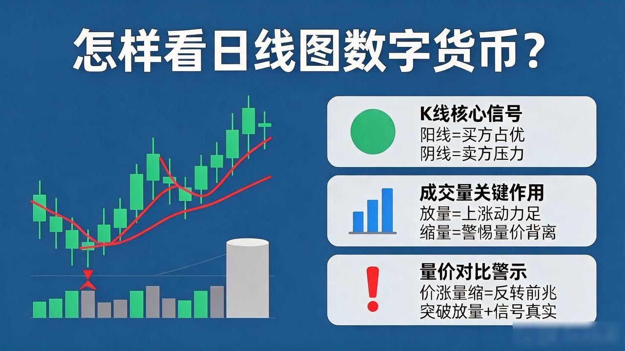 怎样看日线图数字货币?老手教你看懂K线信号