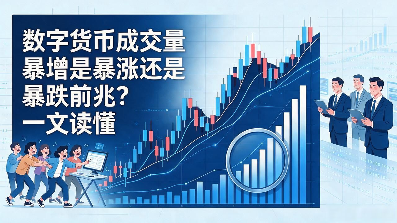 数字货币成交量暴增是暴涨还是暴跌前兆?一文读懂