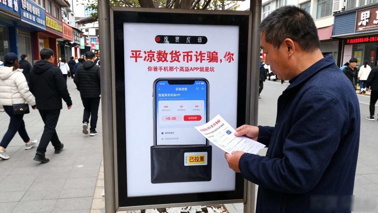 平凉数字货币诈骗，你爸手机那个高收益APP就是坑