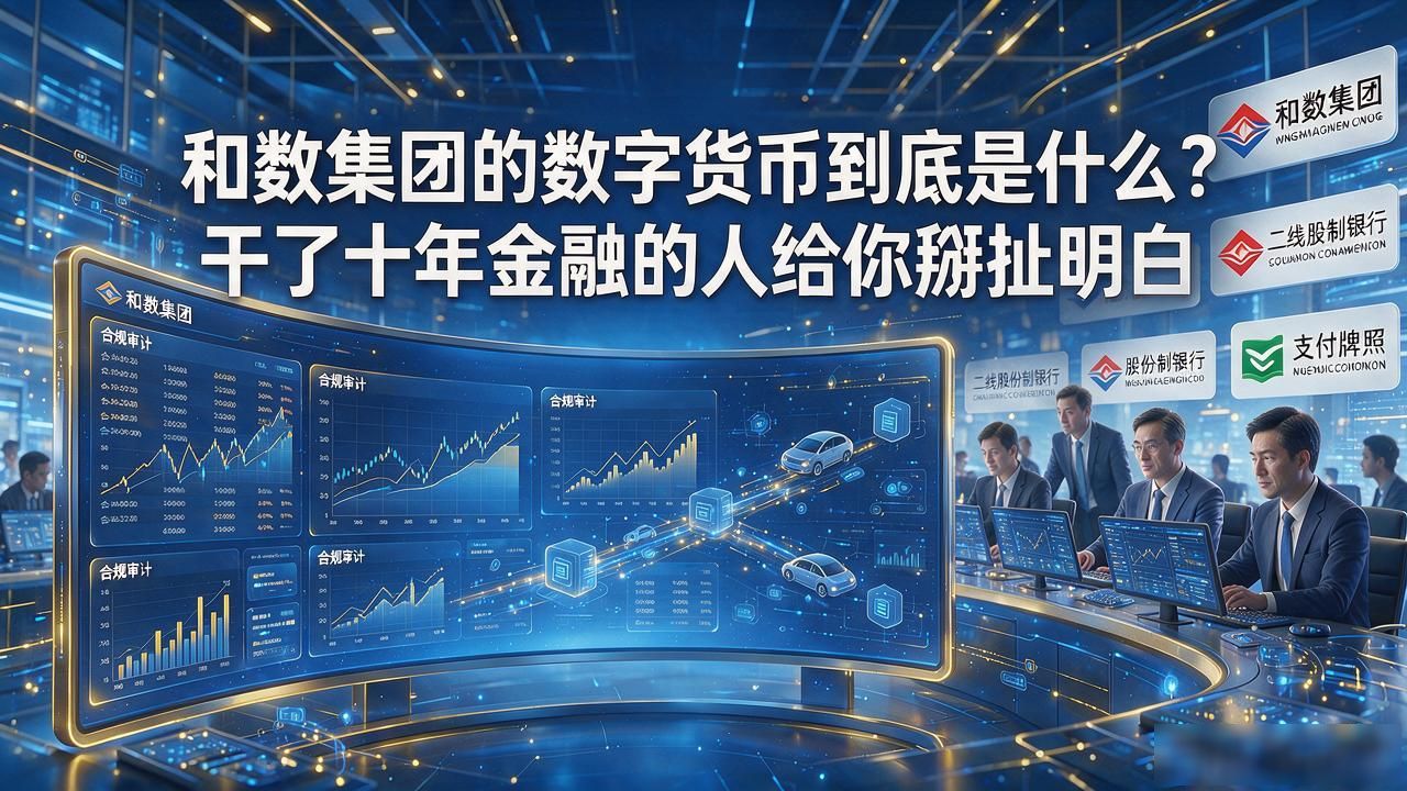 和数集团的数字货币到底是什么？干了十年金融的人给你掰扯明白