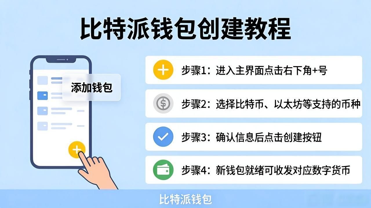 比特派钱包快速添加教程：手把手教你创建新钱包