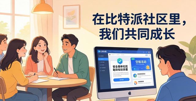 在比特派社区里，我们共同成长