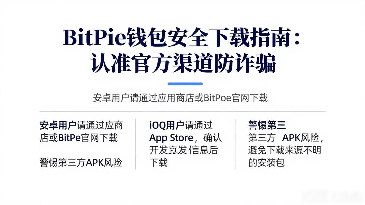 BitPie钱包安全下载指南:认准官方渠道防诈骗
