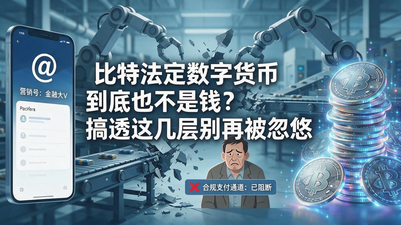 比特法定数字货币到底是不是钱？搞透这几层别再被忽悠