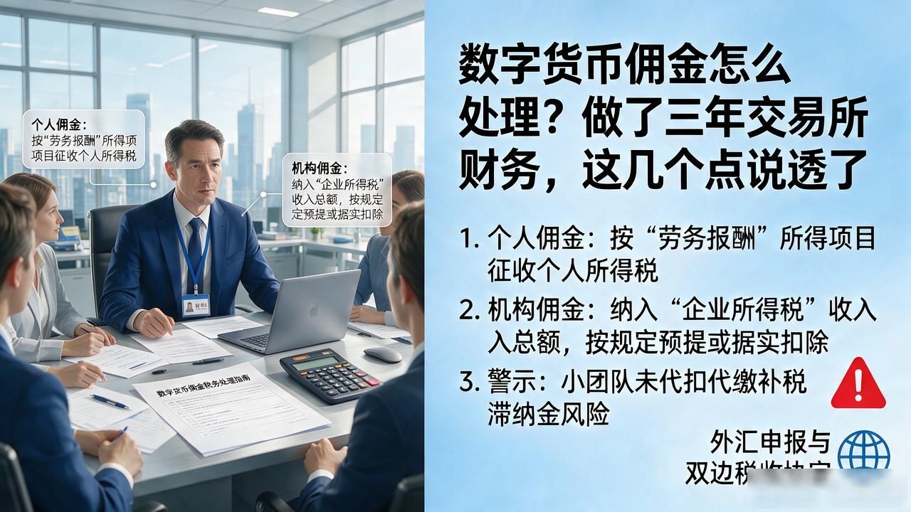 数字货币佣金怎么处理?做了三年交易所财务,这几个点说透了