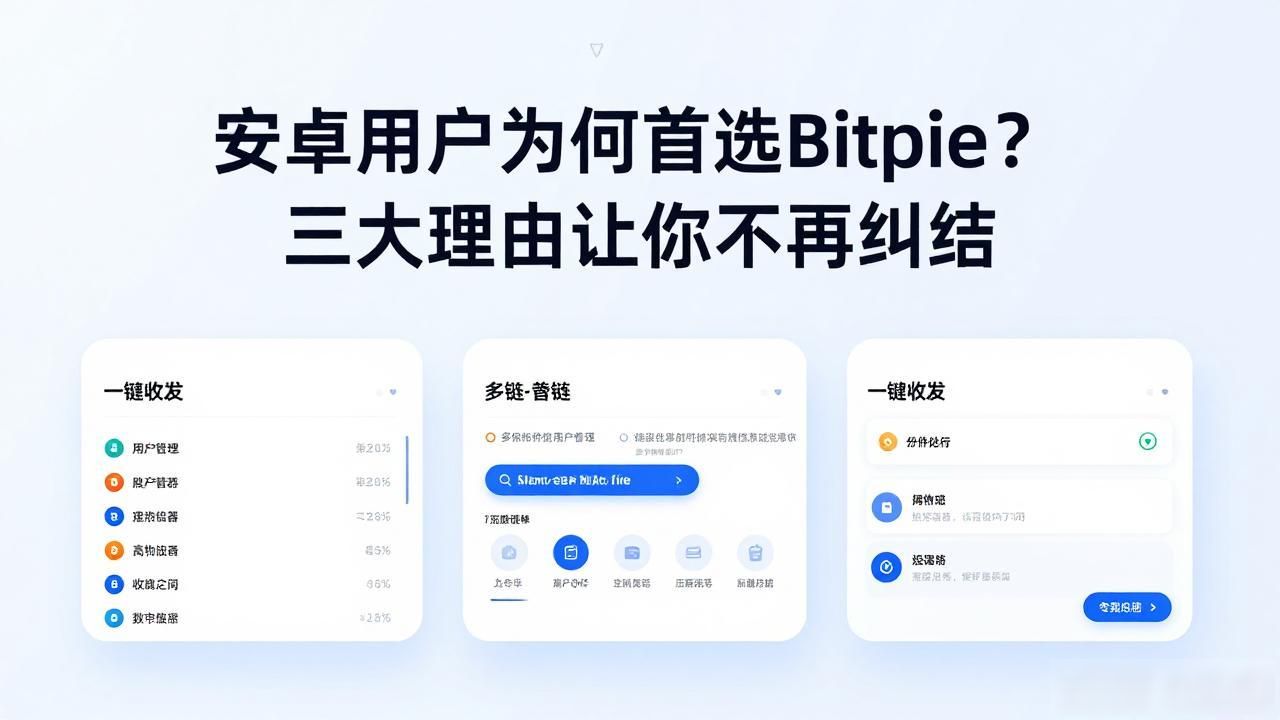 安卓用户为何首选Bitpie?三大理由让你不再纠结