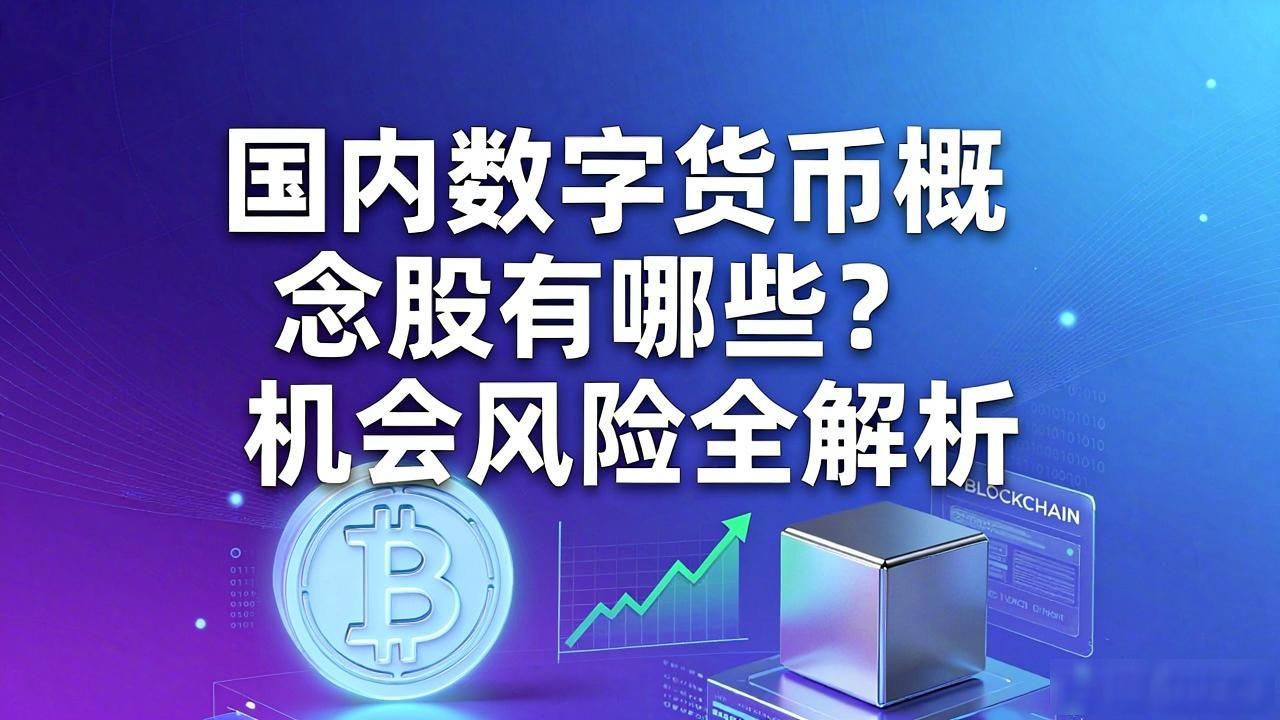 国内数字货币概念股有哪些？机会风险全解析