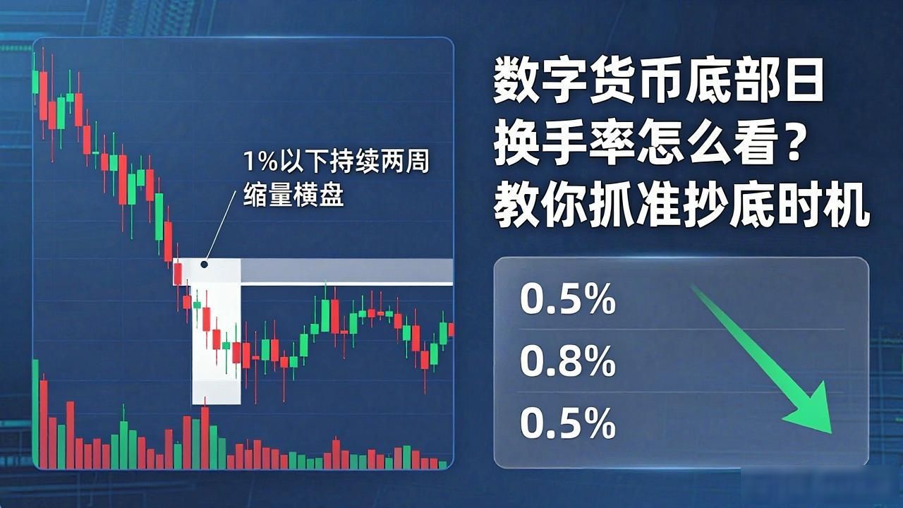 数字货币底部日换手率怎么看？教你抓准抄底时机
