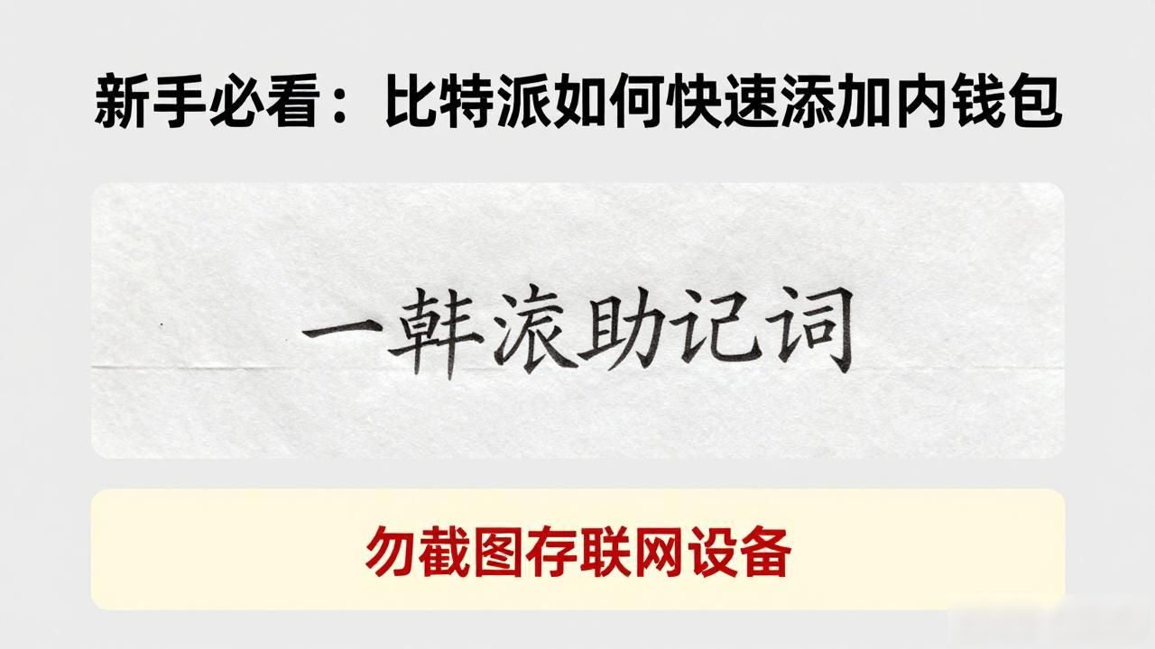 新手必看:比特派如何快速添加内钱包