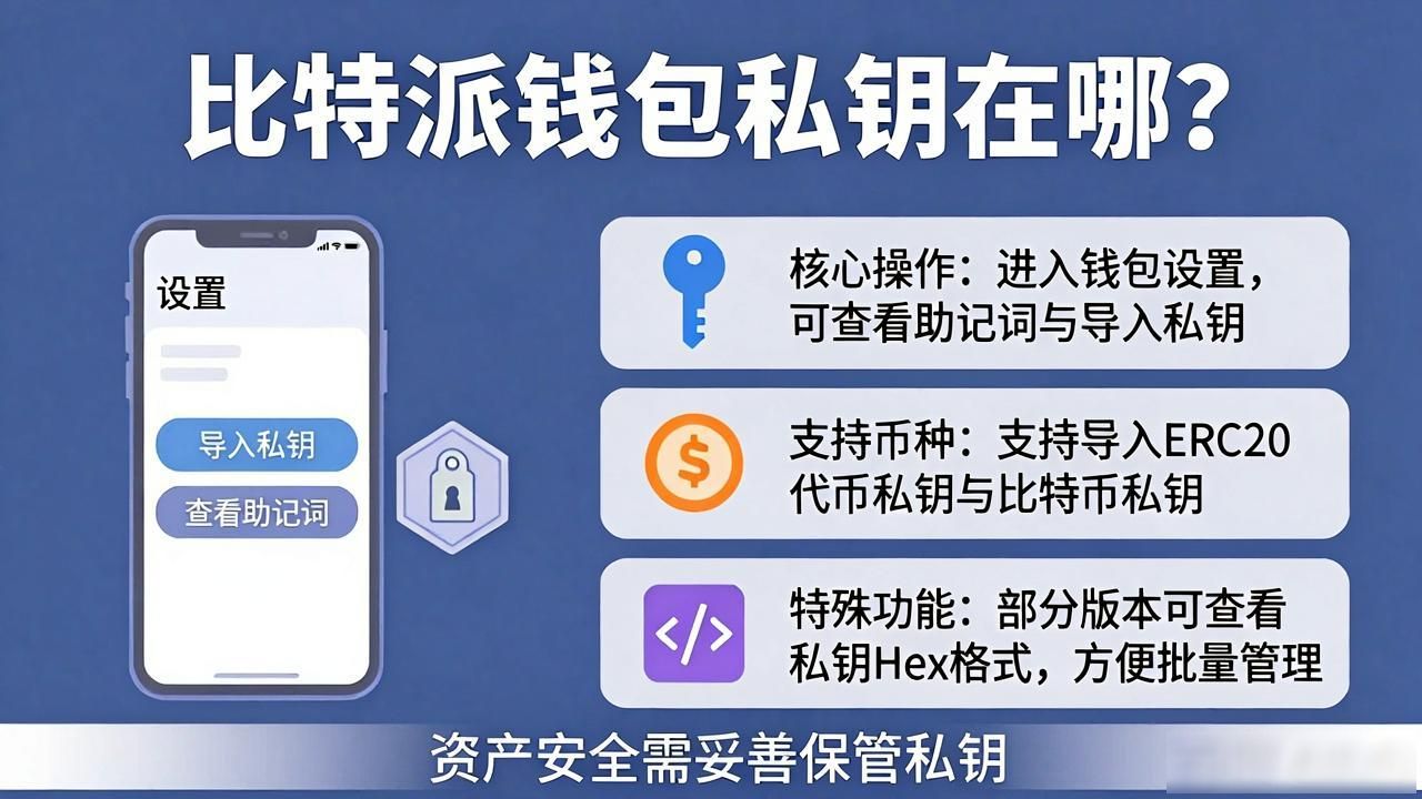 比特派钱包私钥在哪？一文说清楚