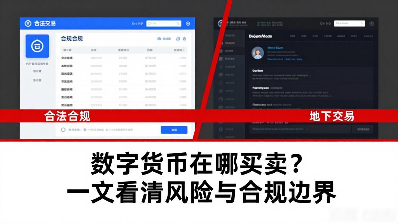 数字货币在哪买卖？一文看清风险与合规边界