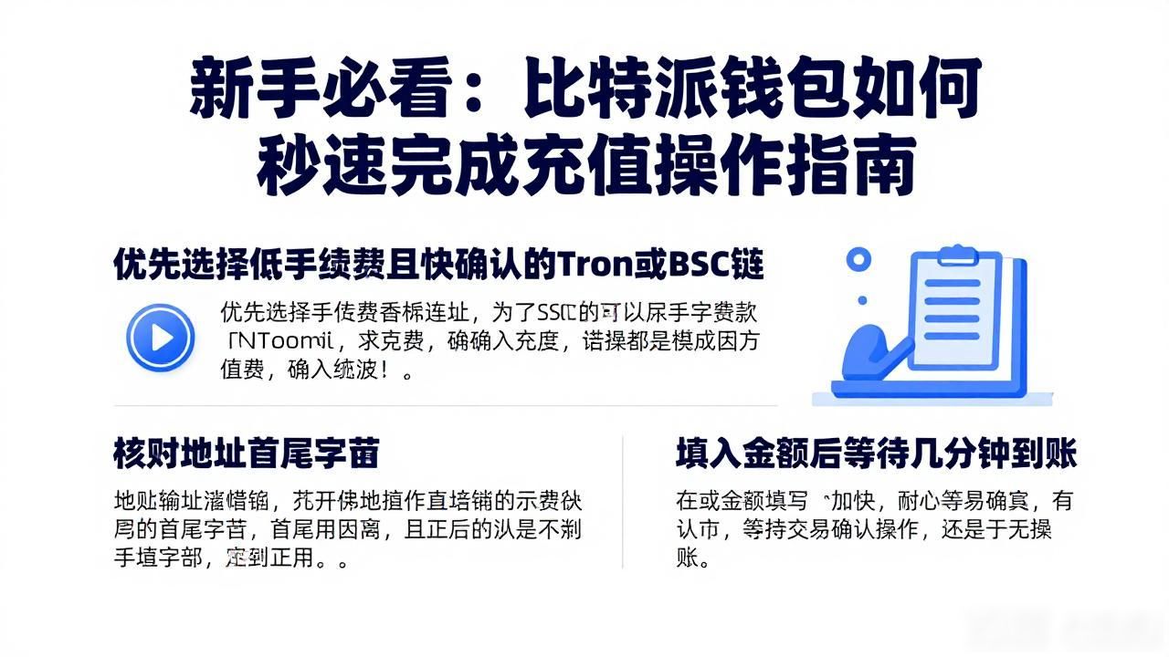 新手必看:比特派钱包如何秒速完成充值操作指南