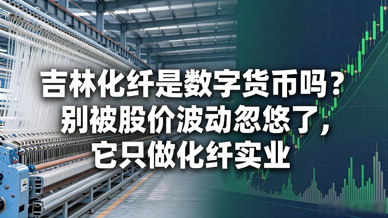 吉林化纤是数字货币吗？别被股价波动忽悠了，它只做化纤实业