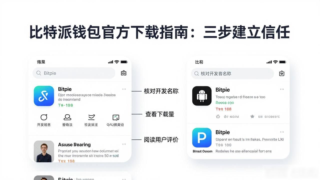 比特派钱包官方下载指南:三步建立信任