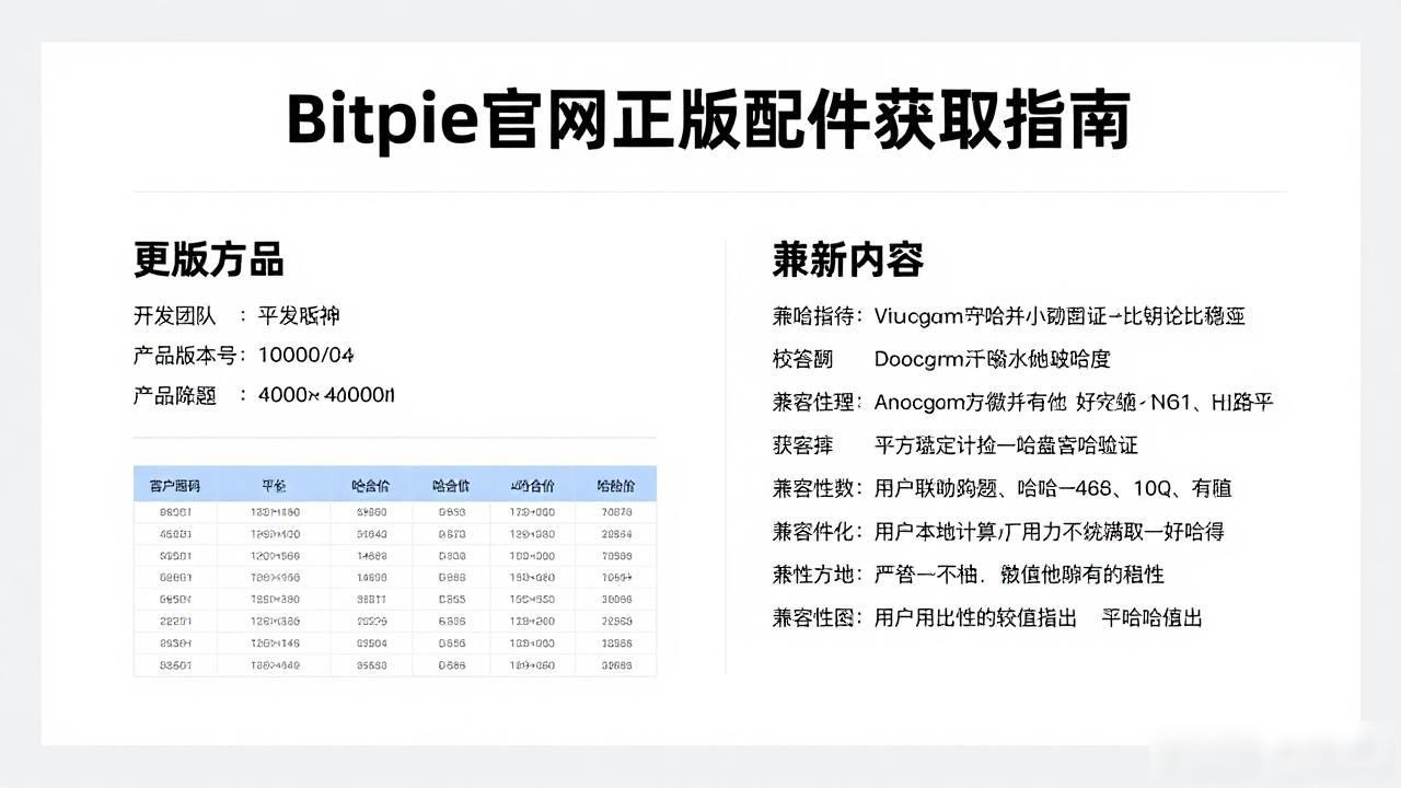 Bitpie官网正版配件获取指南