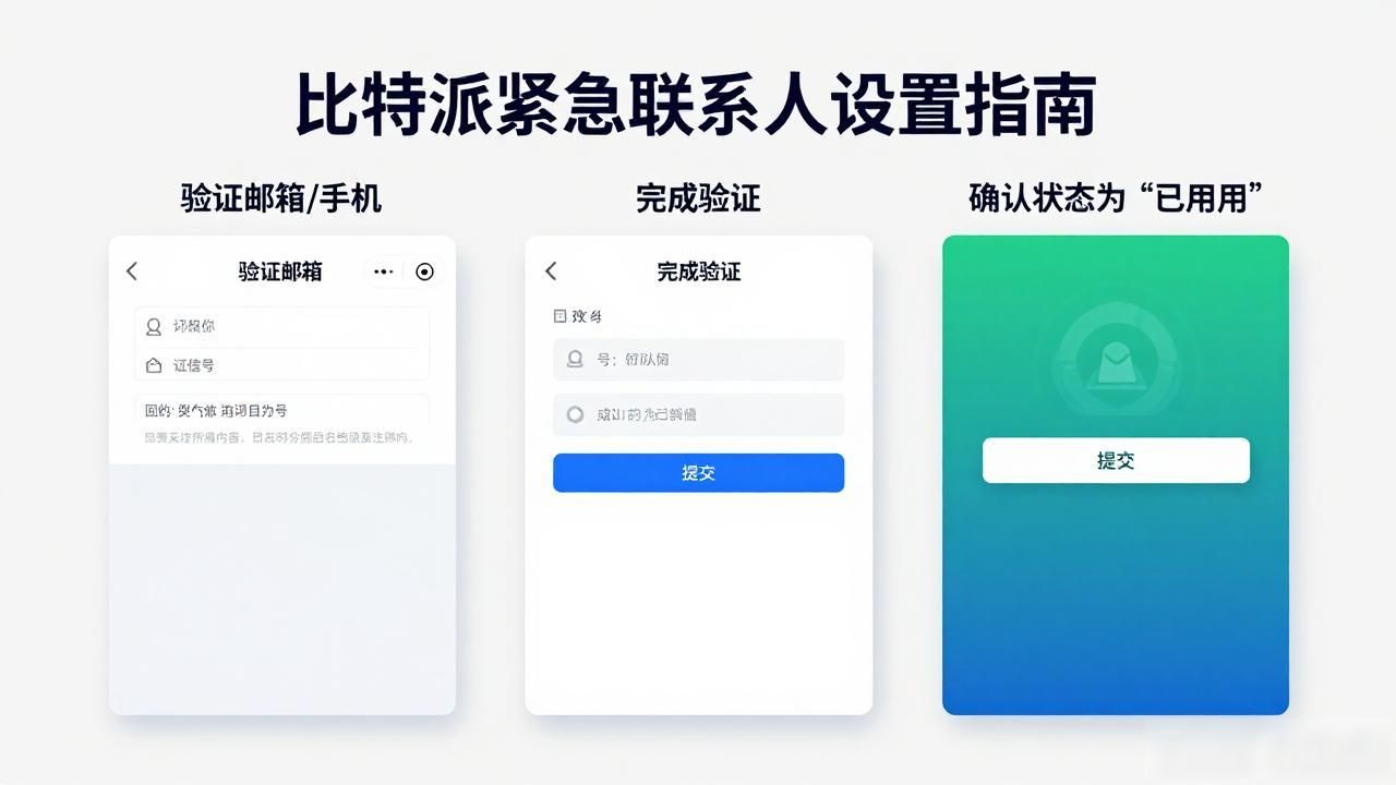 比特派紧急联系人设置指南