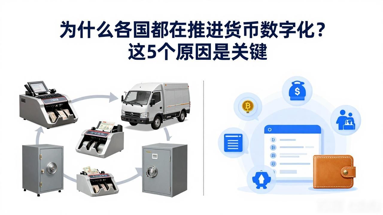 为什么各国都在推进货币数字化？这5个原因是关键