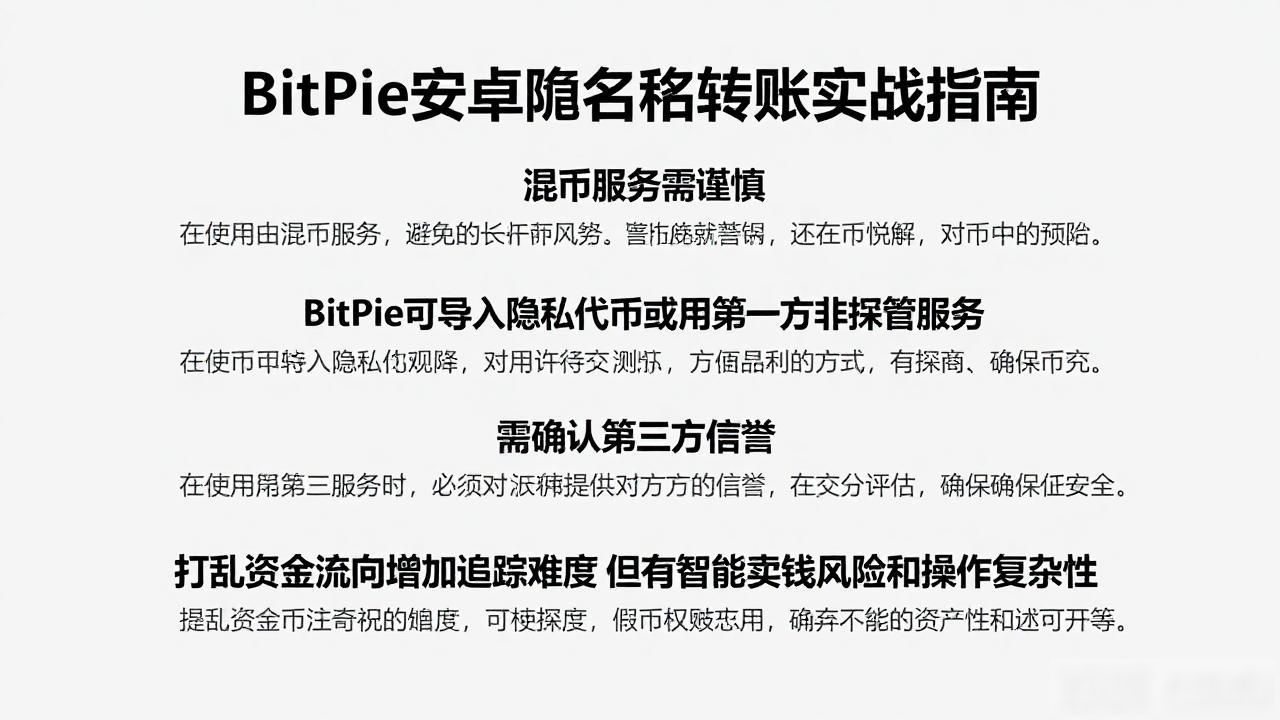 BitPie安卓匿名转账实战指南