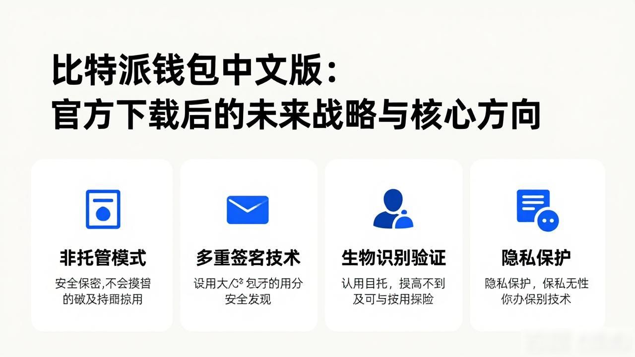 比特派钱包中文版:官方下载后的未来战略与核心方向