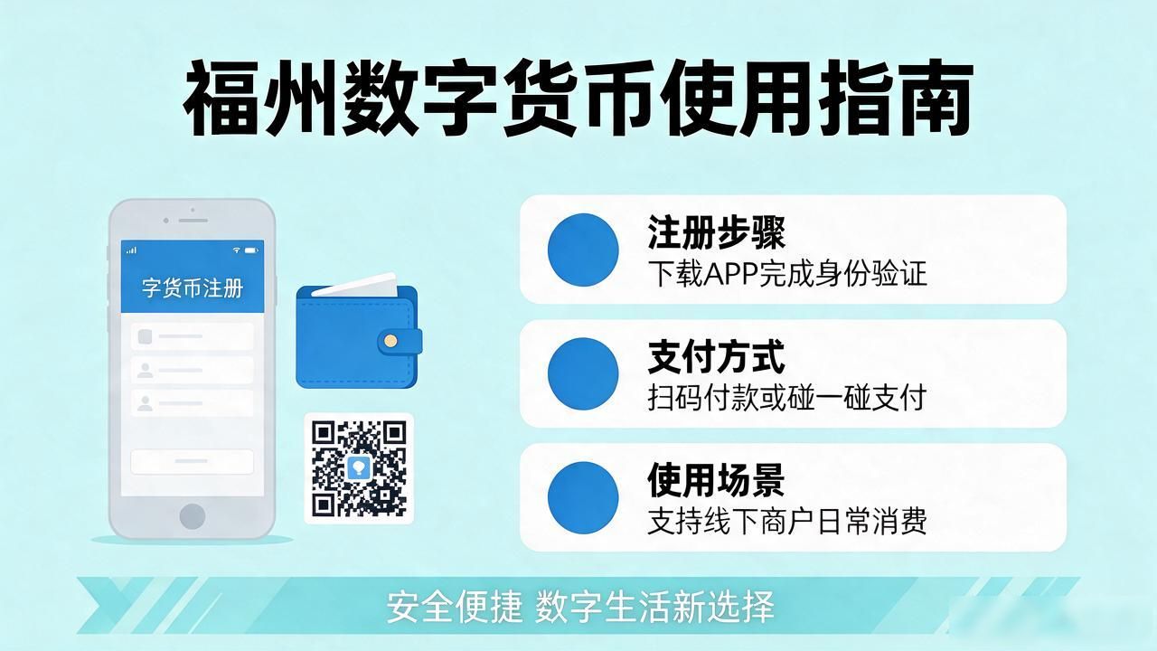 福州数字货币怎么用？注册和支付一看就懂