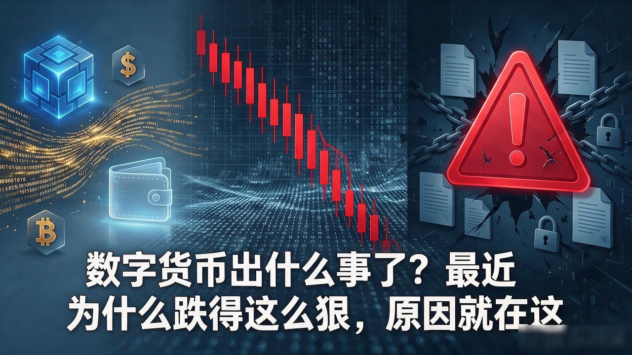 数字货币出什么事了?最近为什么跌得这么狠,原因就在这