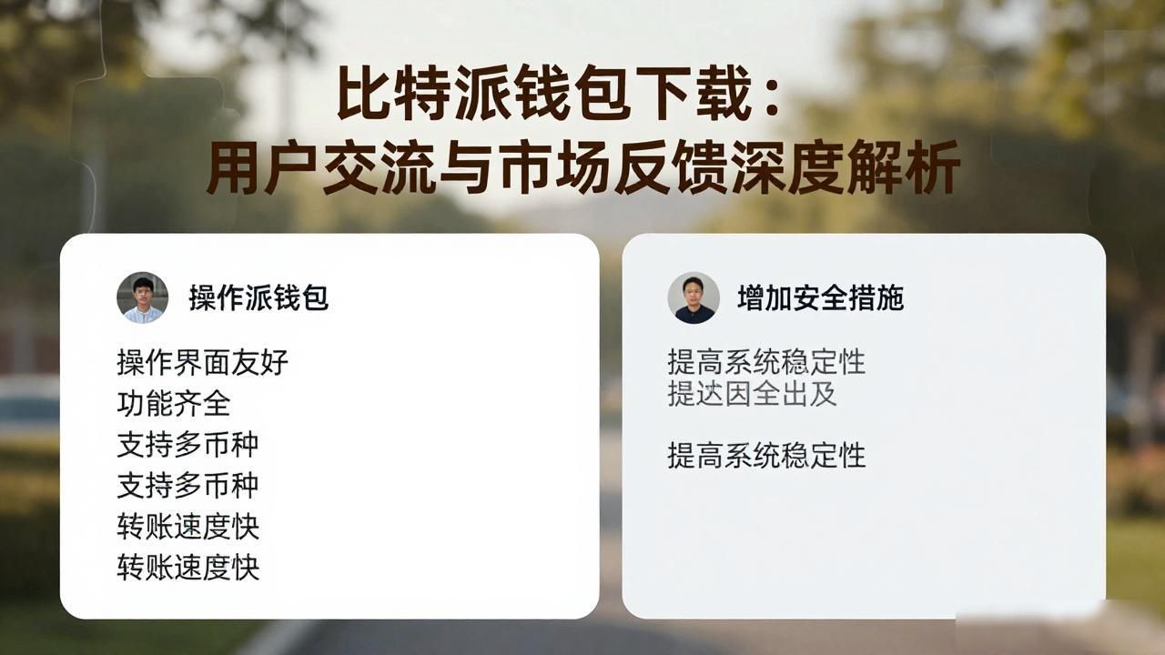 比特派钱包下载:用户交流与市场反馈深度解析