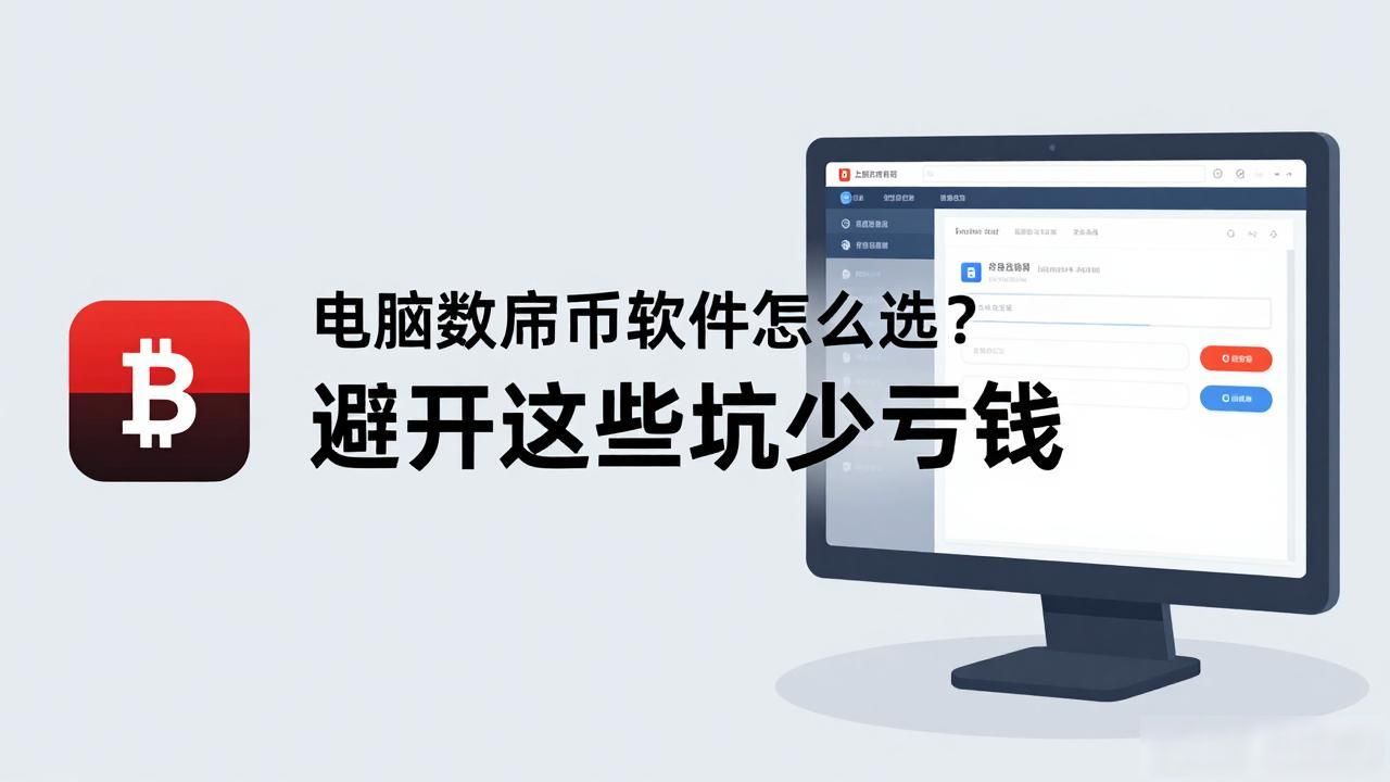 电脑数字货币软件怎么选？避开这些坑少亏钱
