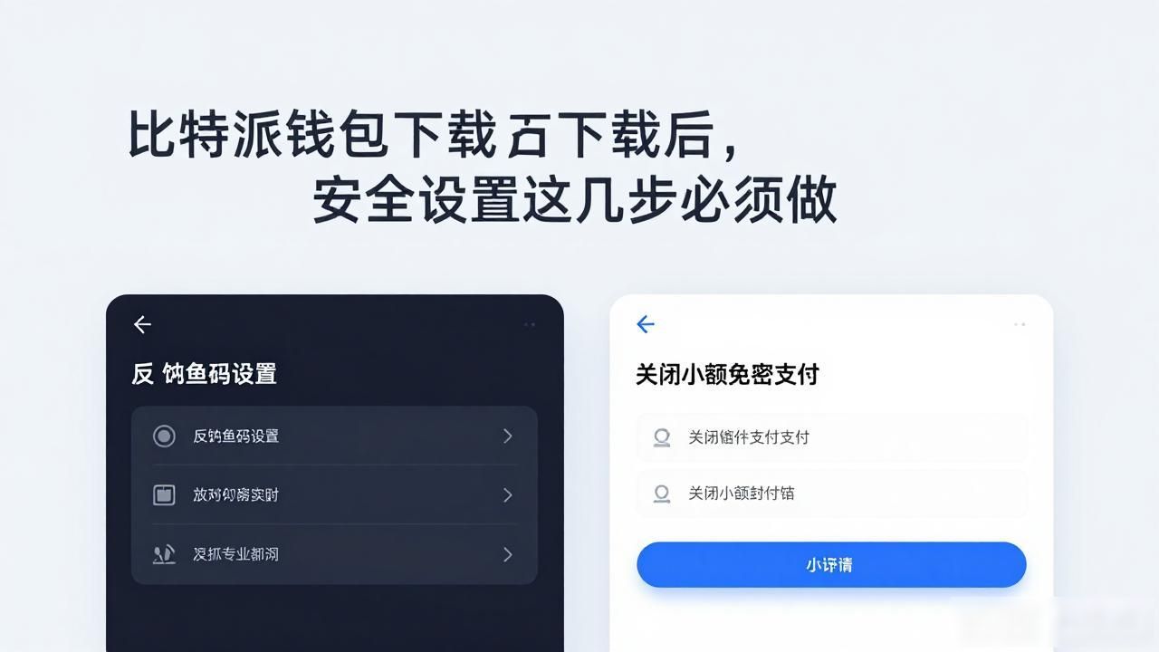 比特派钱包下载后,安全设置这几步必须做