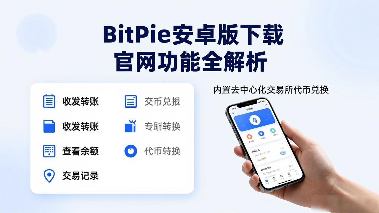 BitPie安卓版下载 官网功能全解析