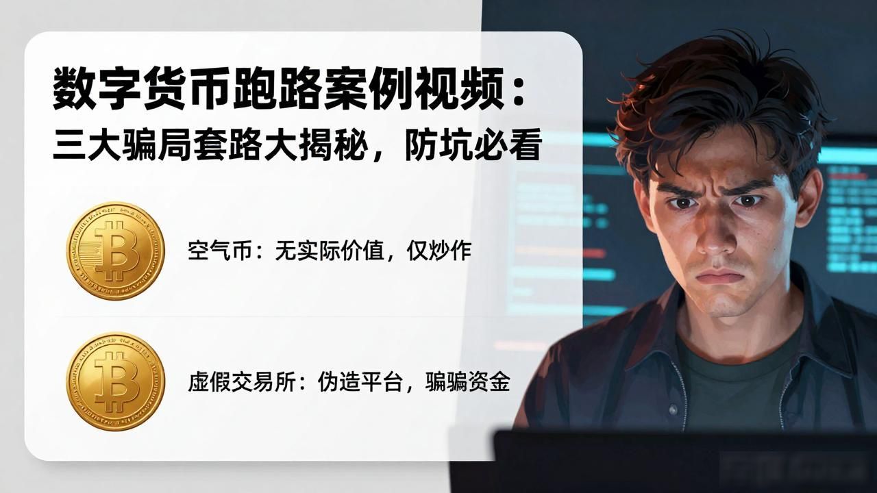 数字货币跑路案例视频：三大骗局套路大揭秘，防坑必看