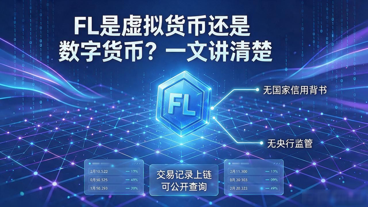 FL是虚拟货币还是数字货币？一文讲清楚